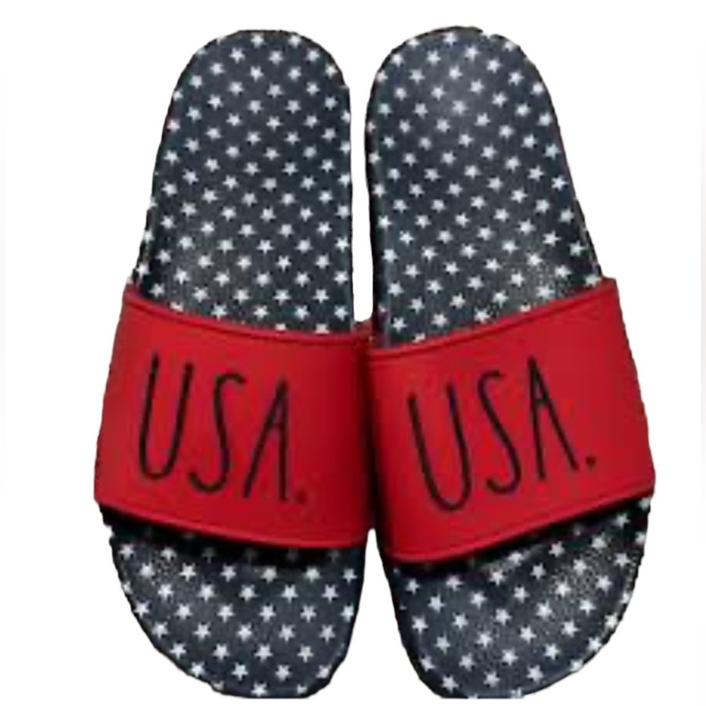 Rae Dunn‎ Slides Rubber Sandals